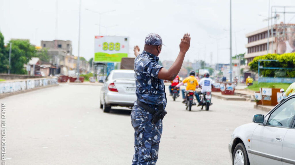 image de trafic à cotonou