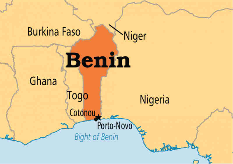 image des pays où on peut voyager depuis le Bénin