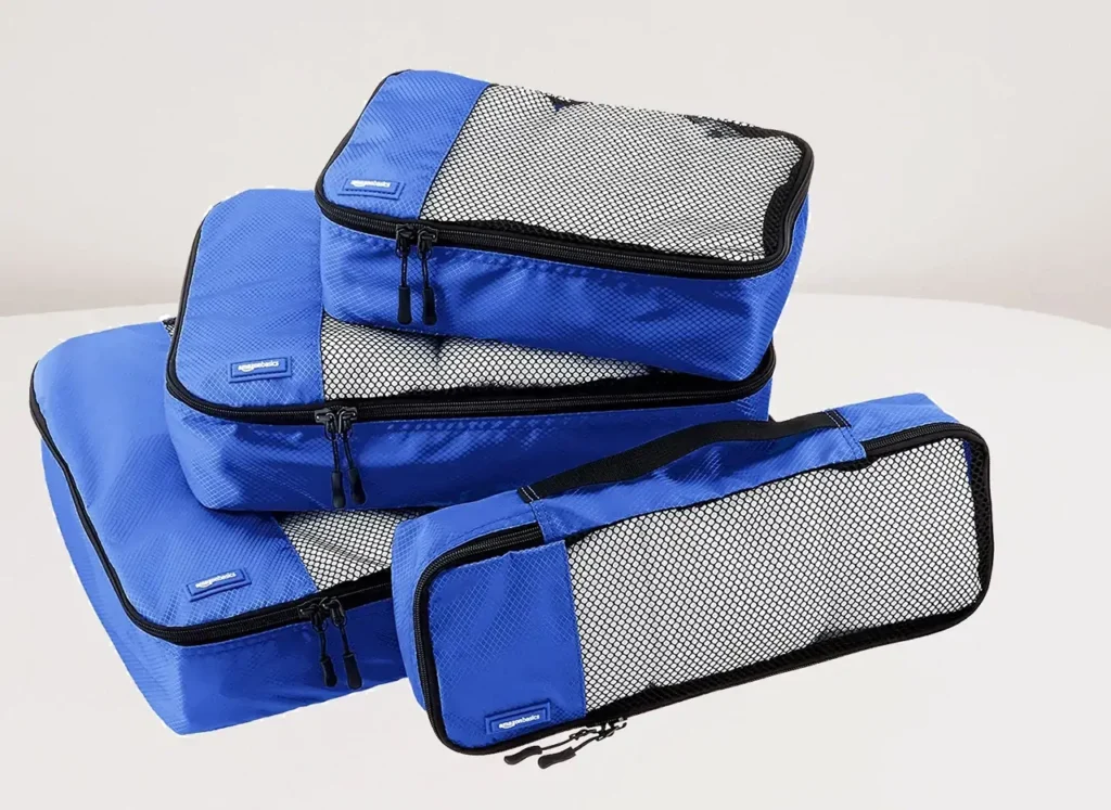 Les organiseurs de valise (packing cubes)