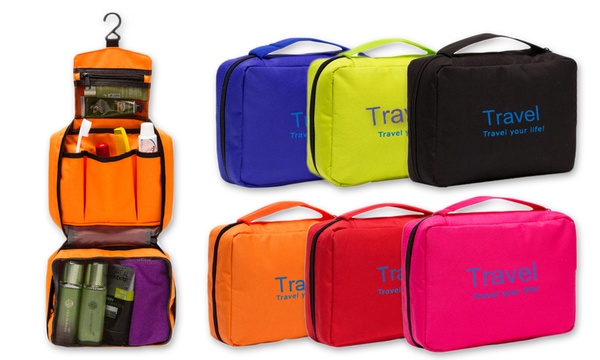 trousse de toilette suspendue